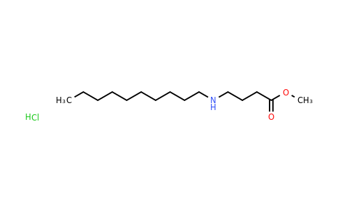 CAS 1376308-35-8 | methyl 4-(decylamino)butanoate hydrochloride
