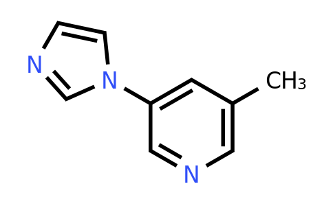 CAS 1376313-08-4 | 3-(1H-Imidazol-1-yl)-5-methylpyridine