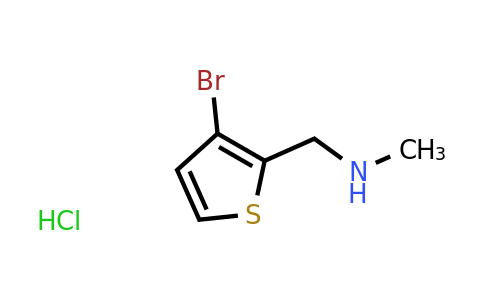 CAS 1376317-11-1 | [(3-Bromothiophen-2-yl)methyl](methyl)amine hydrochloride