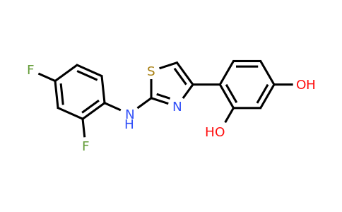 CAS 1376317-81-5 | 4-{2-[(2,4-difluorophenyl)amino]-1,3-thiazol-4-yl}benzene-1,3-diol
