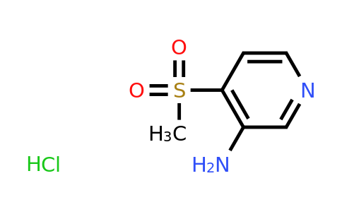 CAS 1376319-55-9 | 4-methanesulfonylpyridin-3-amine hydrochloride