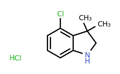CAS 1376321-39-9 | 4-Chloro-3,3-dimethylindoline hydrochloride
