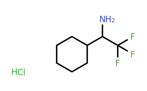 CAS 1376357-98-0 | 1-cyclohexyl-2,2,2-trifluoroethan-1-amine hydrochloride