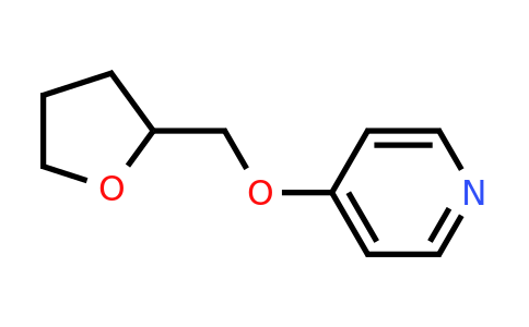 CAS 1376358-44-9 | 4-(Oxolan-2-ylmethoxy)pyridine