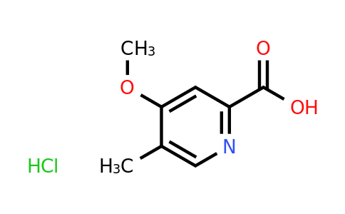 CAS 1376367-30-4 | 4-methoxy-5-methylpyridine-2-carboxylic acid hydrochloride