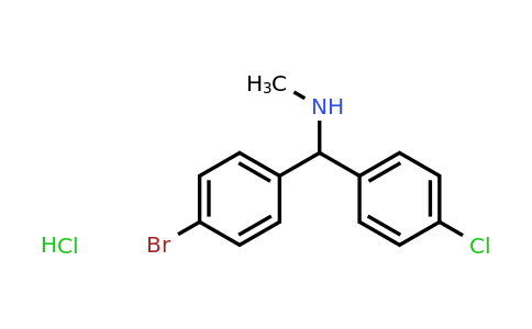 CAS 1376374-13-8 | [(4-bromophenyl)(4-chlorophenyl)methyl](methyl)amine hydrochloride