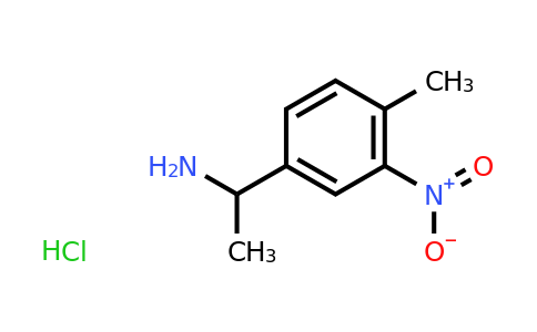 CAS 1376378-65-2 | 1-(4-methyl-3-nitrophenyl)ethan-1-amine hydrochloride