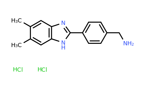 CAS 1376388-69-0 | [4-(5,6-dimethyl-1H-1,3-benzodiazol-2-yl)phenyl]methanamine dihydrochloride