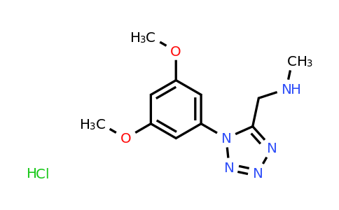 CAS 1376395-33-3 | {[1-(3,5-dimethoxyphenyl)-1H-1,2,3,4-tetrazol-5-yl]methyl}(methyl)amine hydrochloride