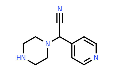CAS 137675-15-1 | 2-(Piperazin-1-YL)-2-(pyridin-4-YL)acetonitrile
