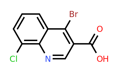 CAS 1378254-61-5 | 4-Bromo-8-chloroquinoline-3-carboxylic acid