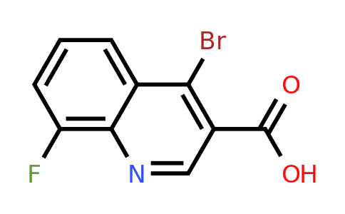 CAS 1378254-62-6 | 4-Bromo-8-fluoroquinoline-3-carboxylic acid