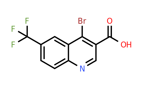 CAS 1378254-67-1 | 4-Bromo-6-(trifluoromethyl)quinoline-3-carboxylic acid