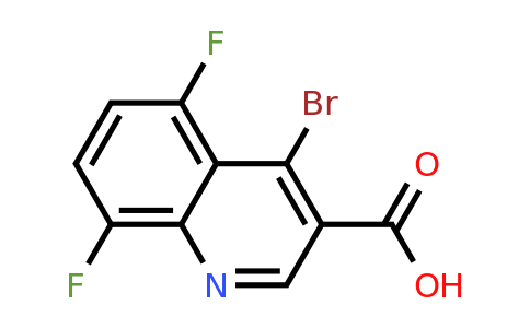 CAS 1378255-35-6 | 4-Bromo-5,8-difluoroquinoline-3-carboxylic acid