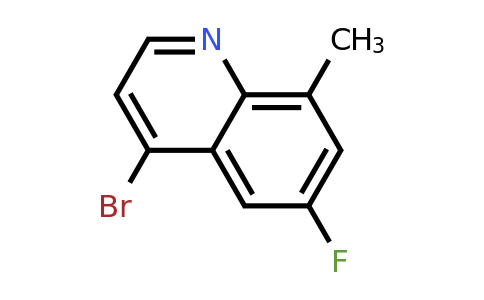 CAS 1378255-46-9 | 4-Bromo-6-fluoro-8-methylquinoline
