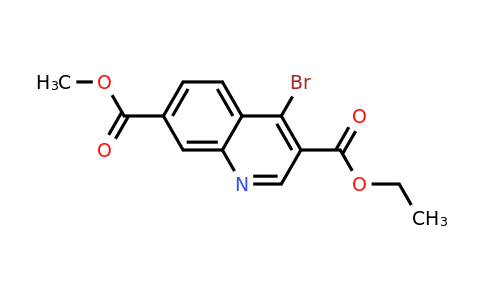 CAS 1378259-37-0 | 3-Ethyl 7-methyl 4-bromoquinoline-3,7-dicarboxylate