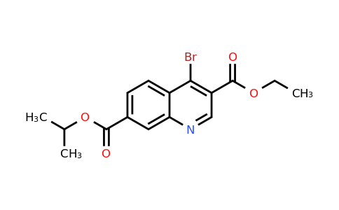 CAS 1378259-40-5 | 3-Ethyl 7-isopropyl 4-bromoquinoline-3,7-dicarboxylate