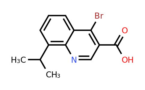 CAS 1378259-47-2 | 4-Bromo-8-isopropylquinoline-3-carboxylic acid