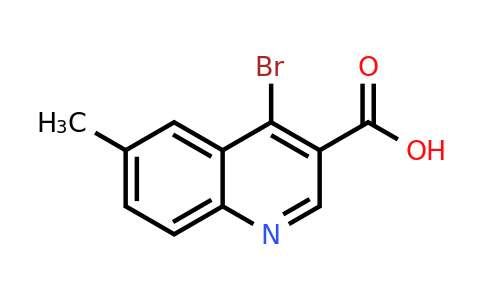 CAS 1378259-49-4 | 4-Bromo-6-methylquinoline-3-carboxylic acid