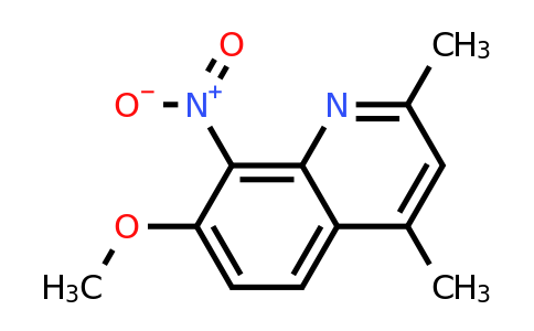 CAS 1378259-51-8 | 7-Methoxy-2,4-dimethyl-8-nitroquinoline