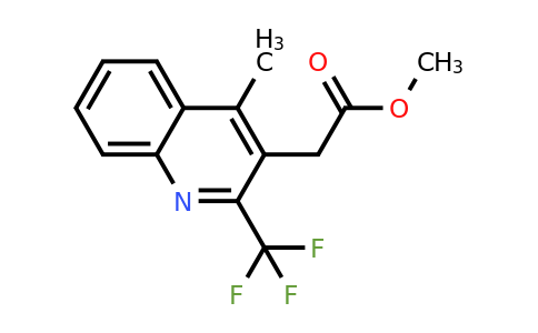 CAS 1378259-76-7 | Methyl 2-(4-methyl-2-(trifluoromethyl)quinolin-3-yl)acetate