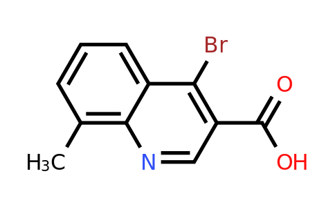 CAS 1378259-81-4 | 4-Bromo-8-methylquinoline-3-carboxylic acid