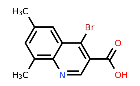 CAS 1378259-87-0 | 4-Bromo-6,8-dimethylquinoline-3-carboxylic acid