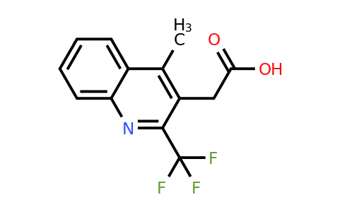 CAS 1378259-99-4 | 2-(4-Methyl-2-(trifluoromethyl)quinolin-3-yl)acetic acid
