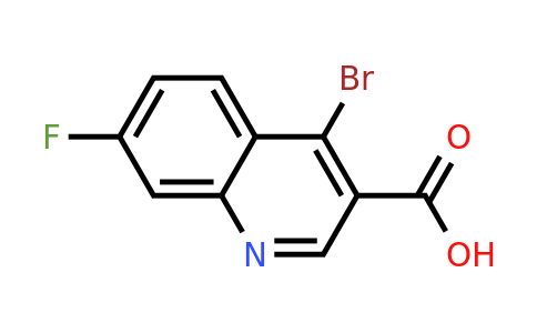CAS 1378260-31-1 | 4-Bromo-7-fluoroquinoline-3-carboxylic acid