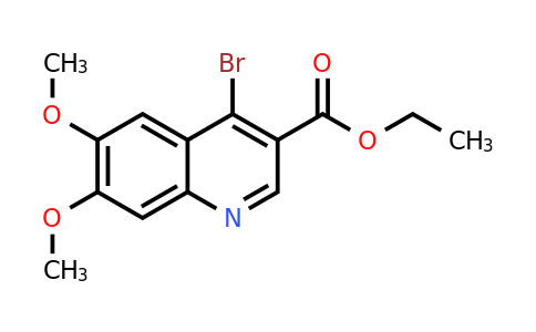 CAS 1378260-93-5 | Ethyl 4-bromo-6,7-dimethoxyquinoline-3-carboxylate