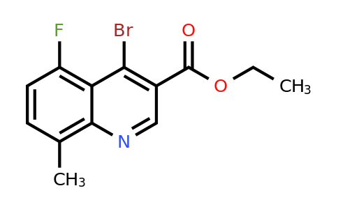 CAS 1378261-02-9 | Ethyl 4-bromo-5-fluoro-8-methylquinoline-3-carboxylate