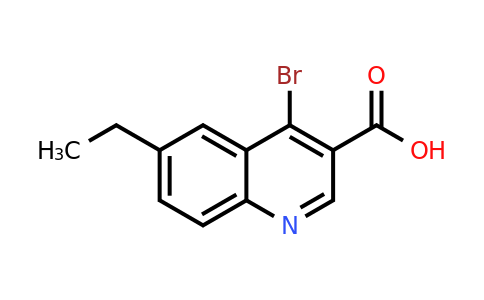 CAS 1378261-04-1 | 4-Bromo-6-ethylquinoline-3-carboxylic acid