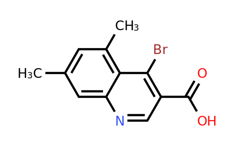 CAS 1378261-05-2 | 4-Bromo-5,7-dimethylquinoline-3-carboxylic acid