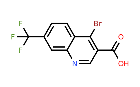 CAS 1378261-06-3 | 4-Bromo-7-(trifluoromethyl)quinoline-3-carboxylic acid