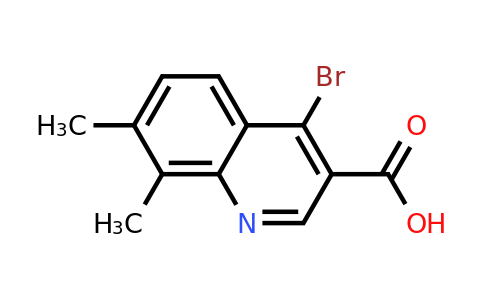 CAS 1378261-09-6 | 4-Bromo-7,8-dimethylquinoline-3-carboxylic acid