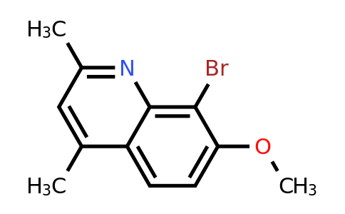 CAS 1378261-14-3 | 8-Bromo-7-methoxy-2,4-dimethylquinoline