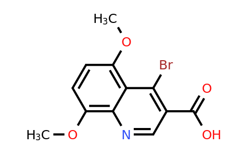 CAS 1378261-20-1 | 4-Bromo-5,8-dimethoxyquinoline-3-carboxylic acid