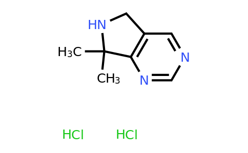 CAS 13784-38-8 | 7,7-dimethyl-6,7-dihydro-5H-pyrrolo[3,4-d]pyrimidine dihydrochloride