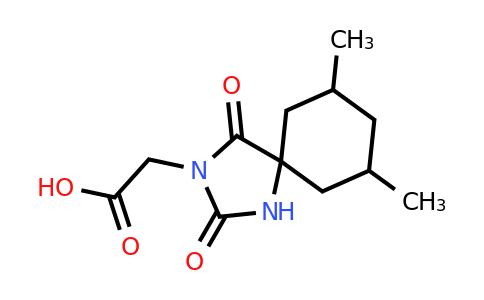 2-{7,9-dimethyl-2,4-dioxo-1,3-diazaspiro[4.5]decan-3-yl}acetic acid