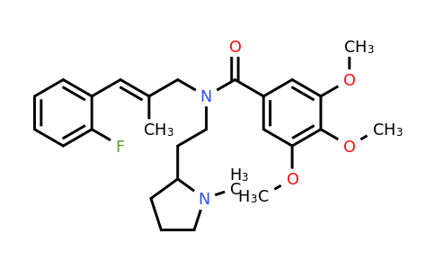 CAS 1378524-41-4 | (E)-N-(3-(2-Fluorophenyl)-2-methylallyl)-3,4,5-trimethoxy-N-(2-(1-methylpyrrolidin-2-yl)ethyl)benzamide