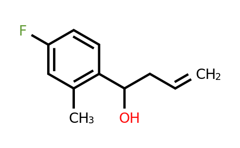 CAS 1378585-51-3 | 1-(4-Fluoro-2-methylphenyl)but-3-en-1-ol