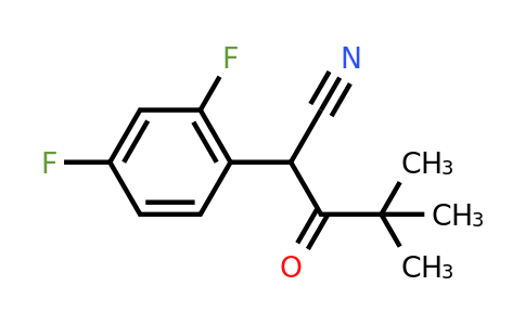 CAS 1378595-85-7 | 2-(2,4-Difluorophenyl)-4,4-dimethyl-3-oxopentanenitrile