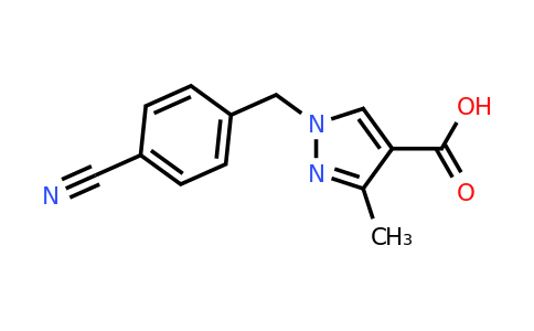 CAS 1378626-99-3 | 1-(4-cyanobenzyl)-3-methyl-1H-pyrazole-4-carboxylic acid