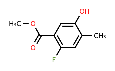 CAS 1378655-77-6 | 2-Fluoro-5-hydroxy-4-methyl-benzoic acid methyl ester