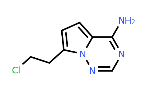 CAS 1378757-29-9 | 7-(2-chloroethyl)pyrrolo[2,1-f][1,2,4]triazin-4-amine