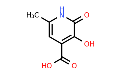 CAS 1378791-48-0 | 3-Hydroxy-6-methyl-2-oxo-1,2-dihydropyridine-4-carboxylic acid