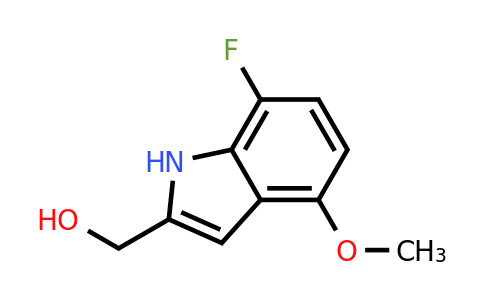 CAS 1378823-69-8 | (7-fluoro-4-methoxy-1H-indol-2-yl)methanol
