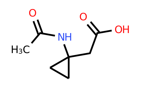 CAS 1378827-96-3 | 2-(1-acetamidocyclopropyl)acetic acid