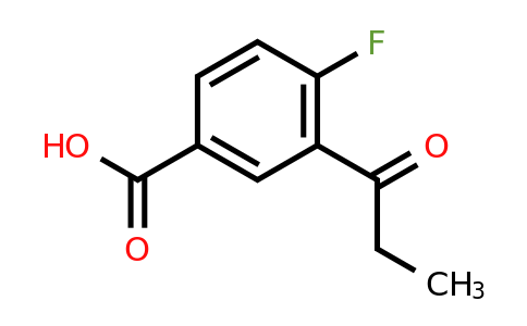 CAS 1378847-99-4 | 4-fluoro-3-propanoylbenzoic acid