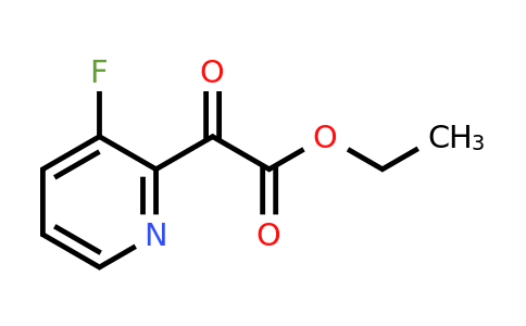 CAS 1379036-98-2 | ethyl 2-(3-fluoropyridin-2-yl)-2-oxoacetate